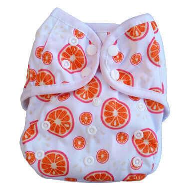 Fluffy Nature SIO Onesize Überhose Drucki Orange - Windelposchi