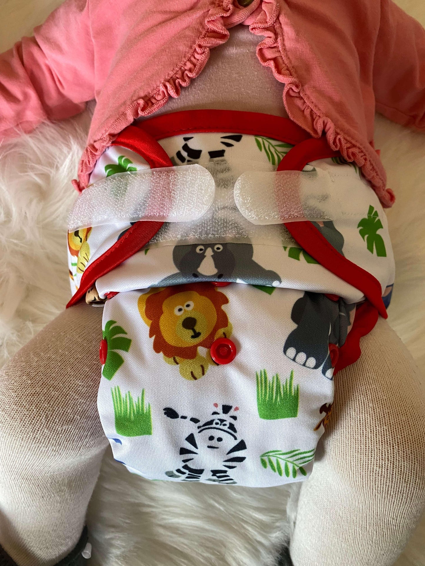 Fluffy Nature SIO Onesize Überhose Klett Jungle - Windelposchi