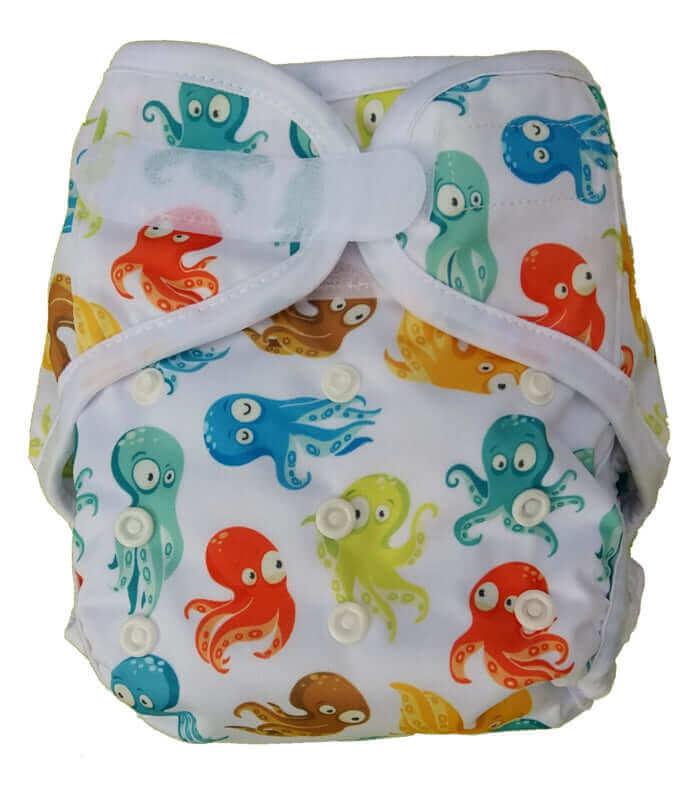 Fluffy Nature SIO Onesize Überhose Klett Octopus - Windelposchi