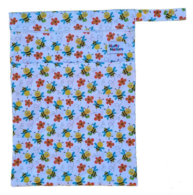 Fluffy Nature Wetbag Bees - Windelposchi