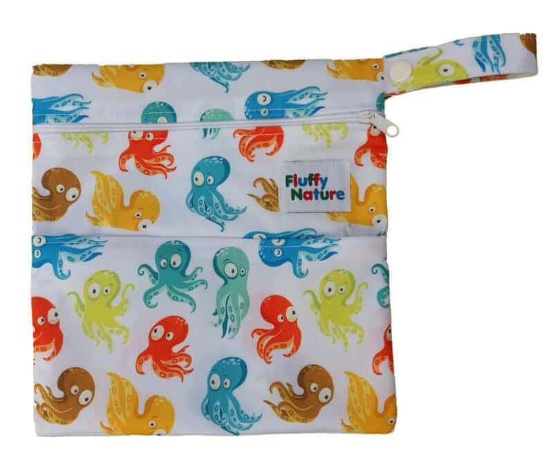 Fluffy Nature Wetbag mini Octopus - Windelposchi