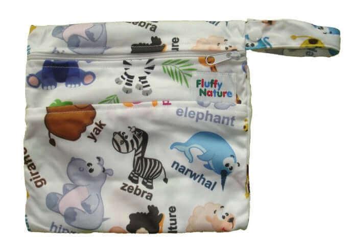 Fluffy Nature Wetbag mini Zoo - Windelposchi