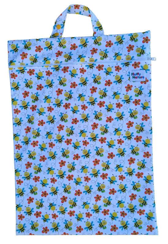 Fluffy Nature Wetbag XL Bienchen - Windelposchi