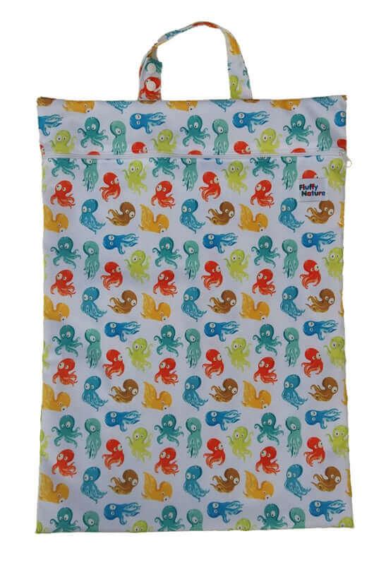Fluffy Nature Wetbag XL Oktopus - Windelposchi