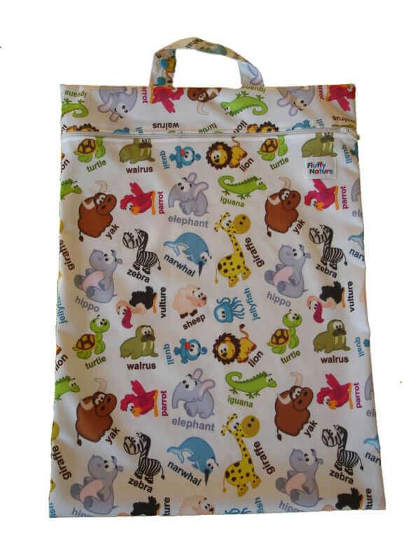 Fluffy Nature Wetbag XL Zoo - Windelposchi