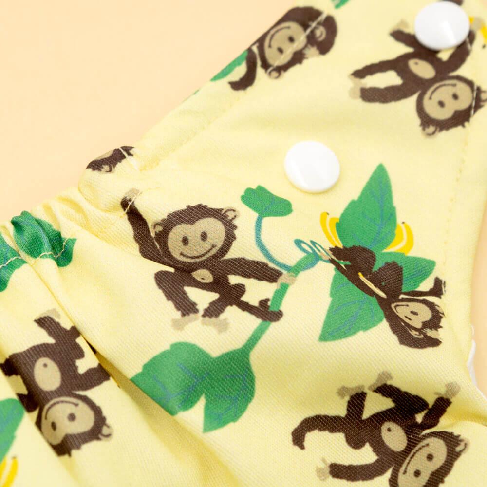 Little Clouds Prefold Überhose - Monkey - Windelposchi