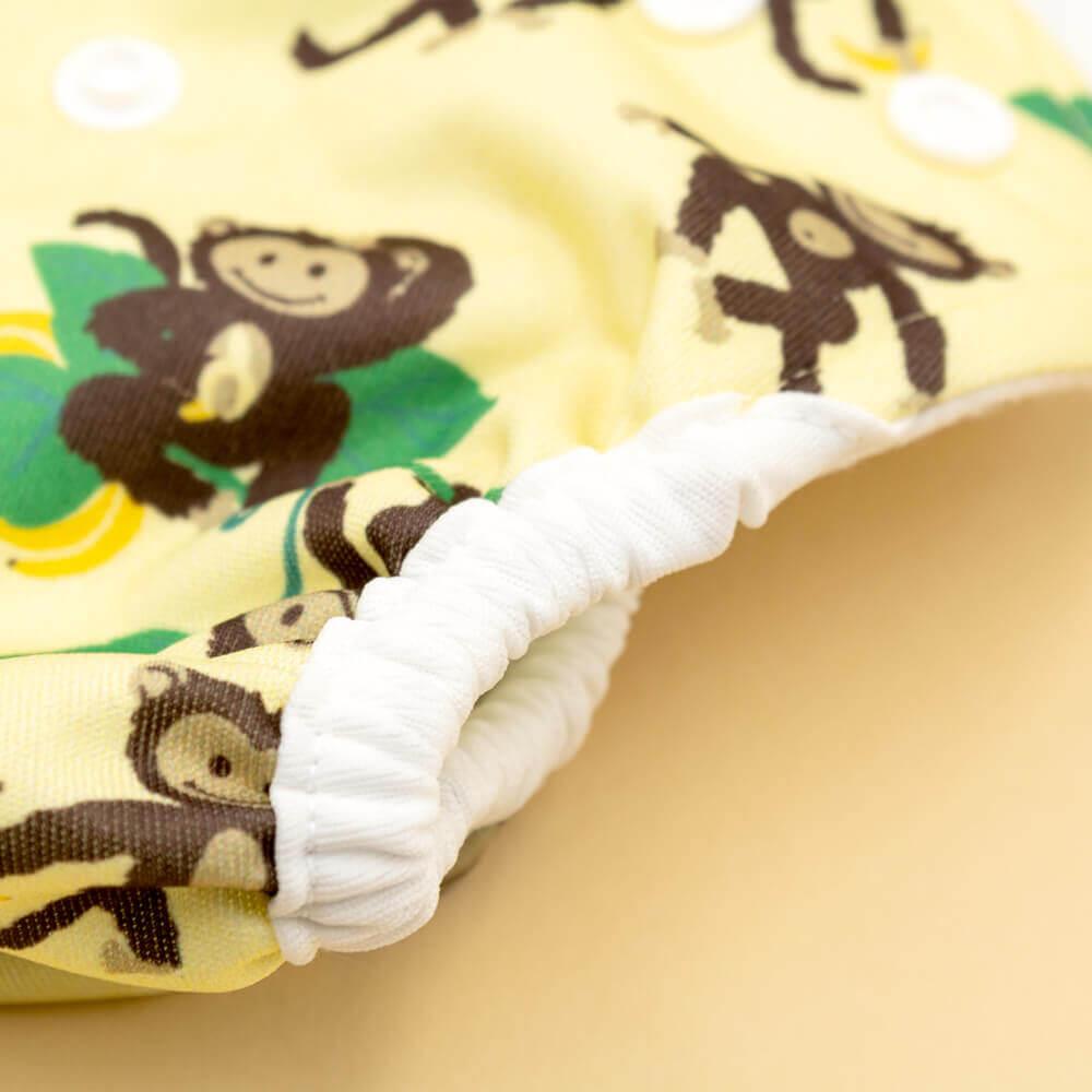 Little Clouds Prefold Überhose - Monkey - Windelposchi