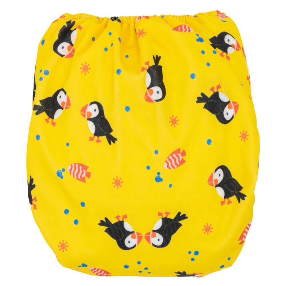 Little Clouds Prefold Überhose - Puffin - Windelposchi