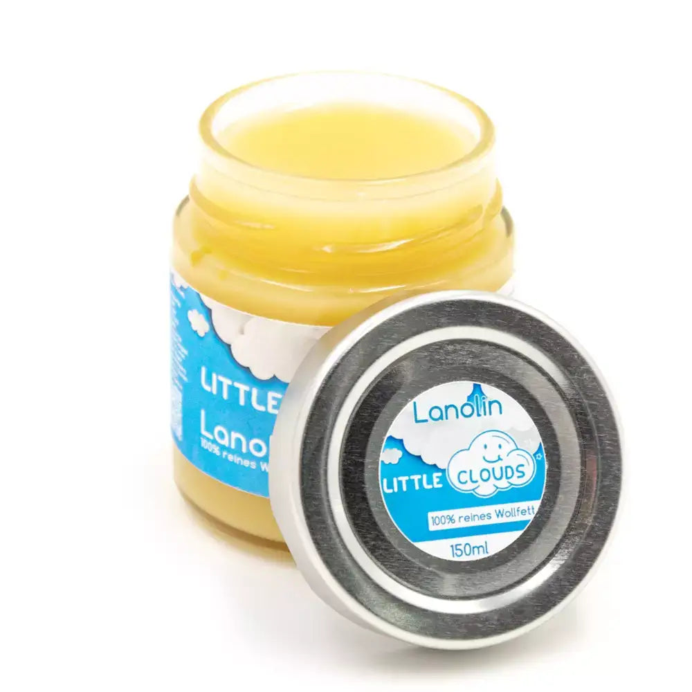 Little Clouds - reines Wollfett - Wollwachs (Lanolin) 150ml - Windelposchi