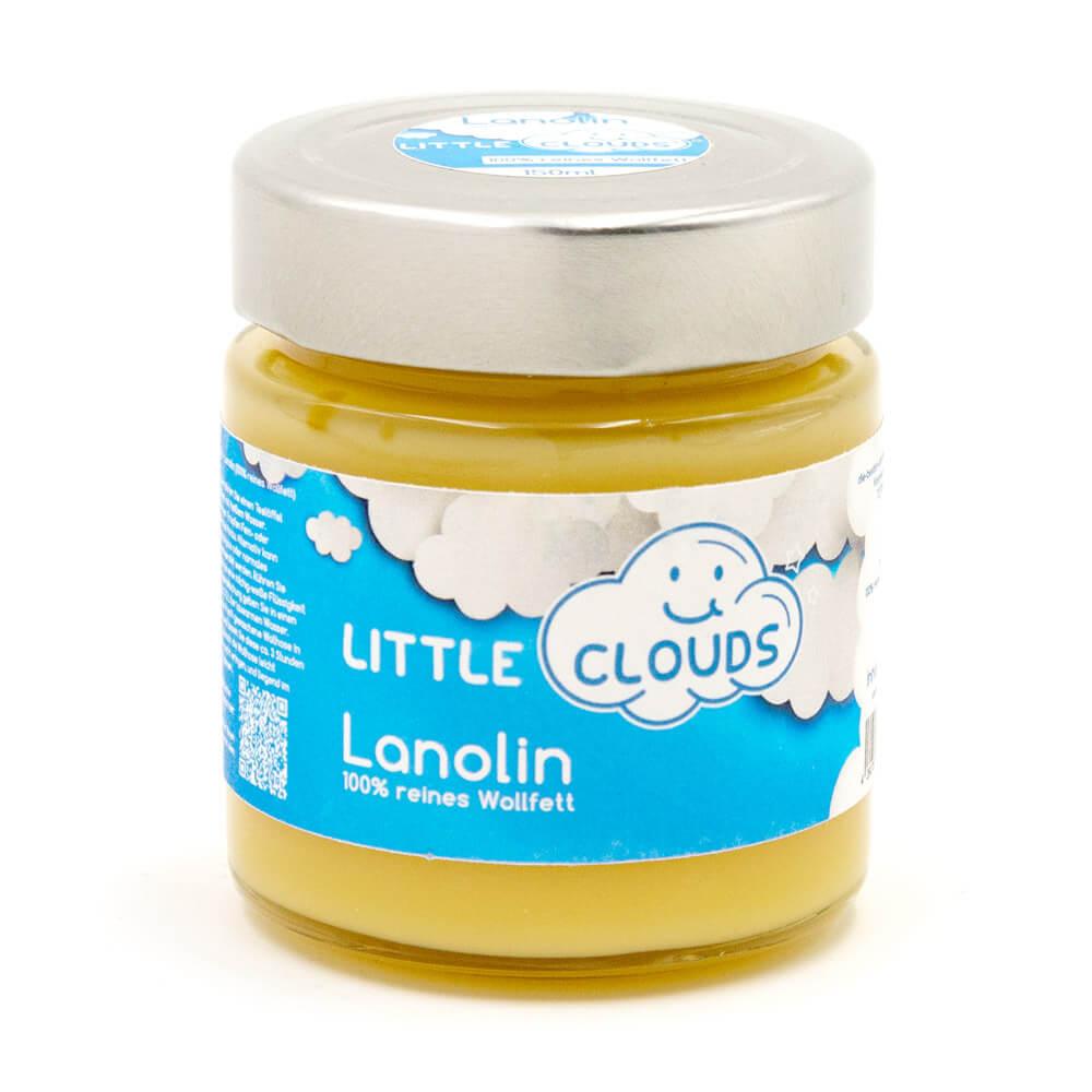 Little Clouds - reines Wollfett - Wollwachs (Lanolin) 150ml - Windelposchi