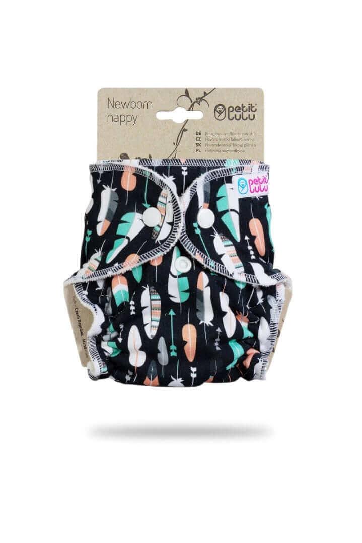 Petit Lulu Höschenwindeln Newborn Feathers&Arrows - Windelposchi