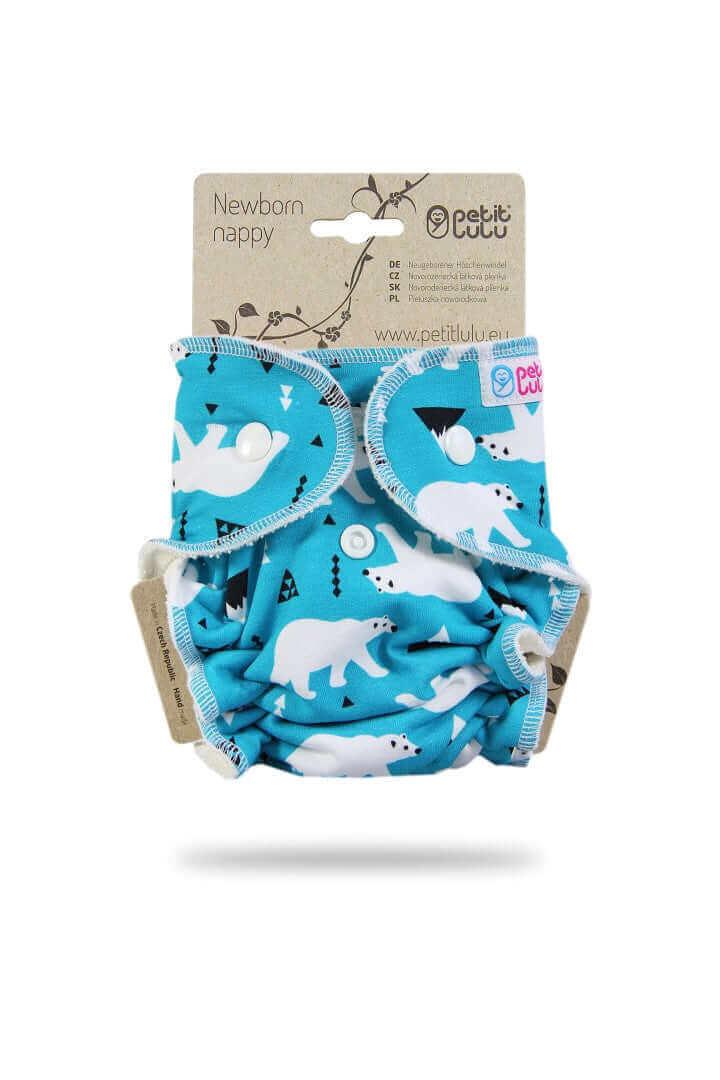 Petit Lulu Höschenwindeln Newborn Polar Bears - Windelposchi