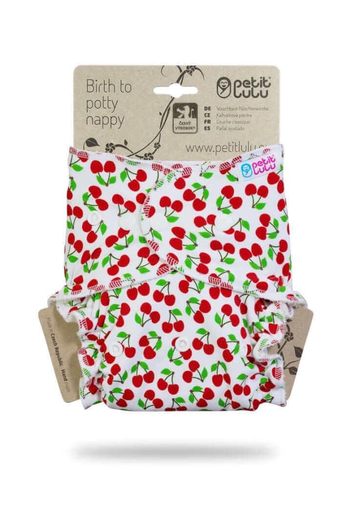 Petit Lulu Höschenwindeln Onesize Drucki Sweet Cherries - Windelposchi