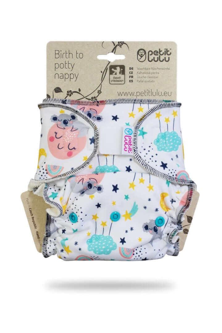 Petit Lulu Höschenwindeln XL Klett Dreaming Koalas - Windelposchi