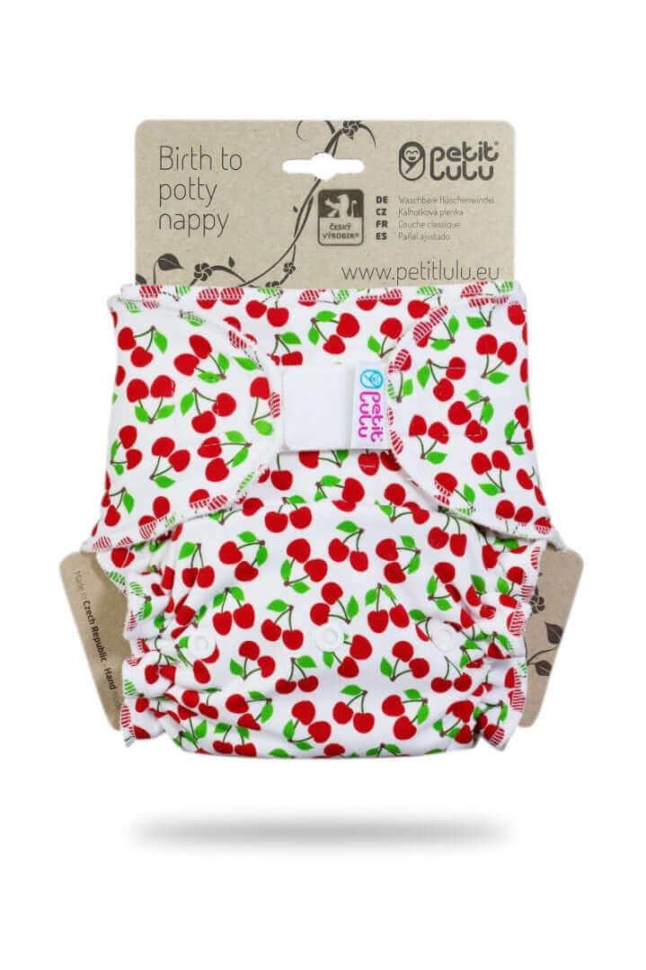 Petit Lulu Höschenwindeln XL Klett Sweet Cherries - Windelposchi