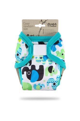 Petit Lulu Newborn Überhose Baby Elephant - Windelposchi