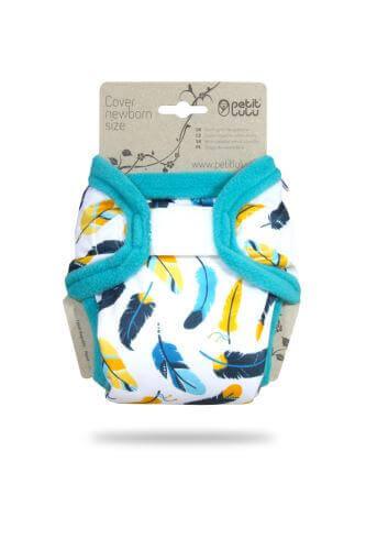 Petit Lulu Newborn Überhose Feathers - Windelposchi