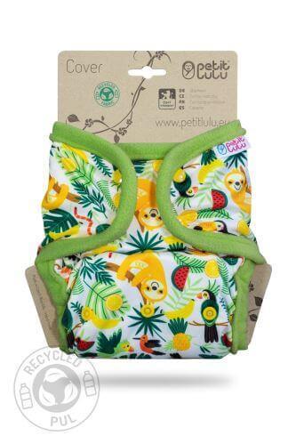 Petit Lulu Prefold Überhose Onesize Drucki Chilling Sloth - Windelposchi