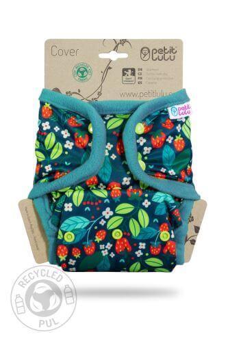 Petit Lulu Prefold Überhose Onesize Drucki Wild Strawberries - Windelposchi