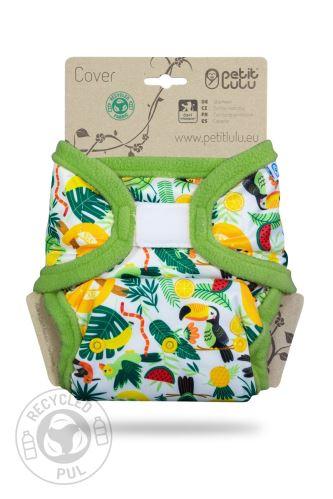 Petit Lulu Prefold Überhose Onesize Klett Chilling Sloth - Windelposchi