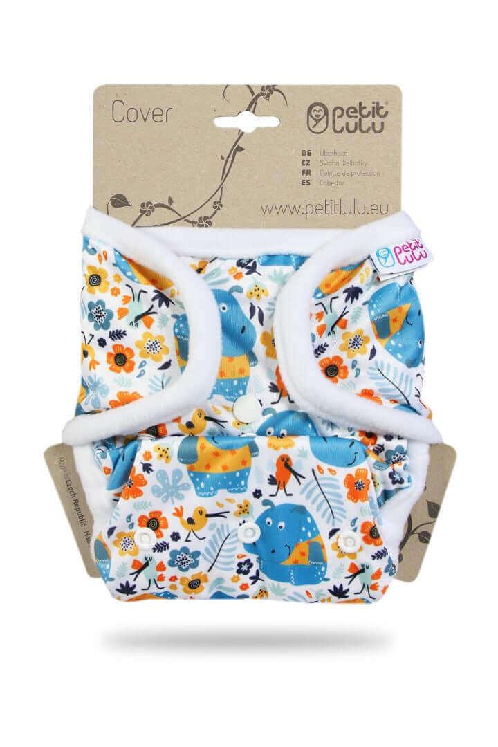 Petit Lulu SIO Überhosen Onesize Drucki Hippos - Windelposchi