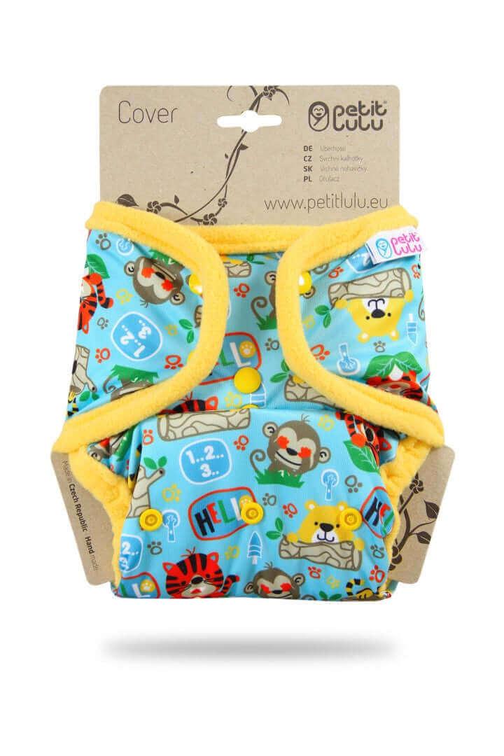 Petit Lulu SIO Überhosen Onesize Drucki School Jungle - Windelposchi