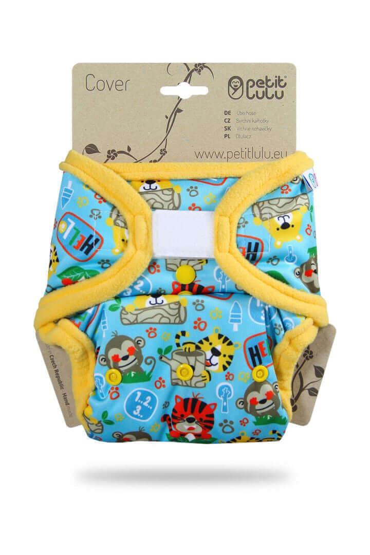 Petit Lulu SIO Überhosen Onesize Klett School Jungle - Windelposchi