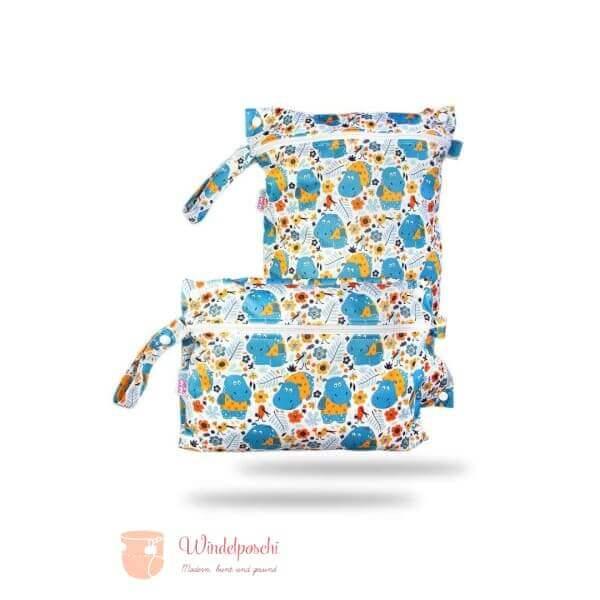 Petit Lulu Wetbag Hippos - Windelposchi