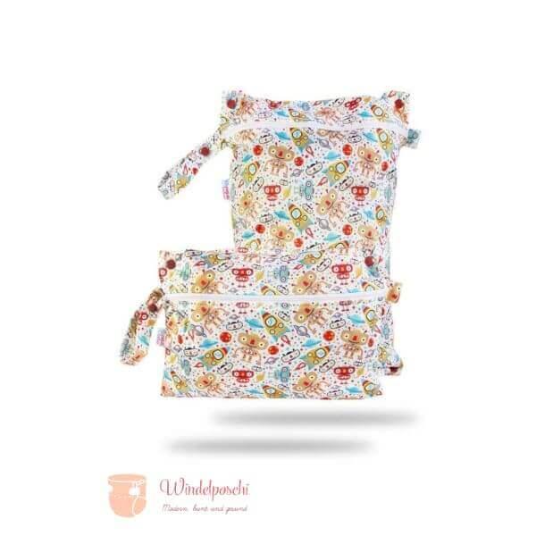 Petit Lulu Wetbag Robots - Windelposchi