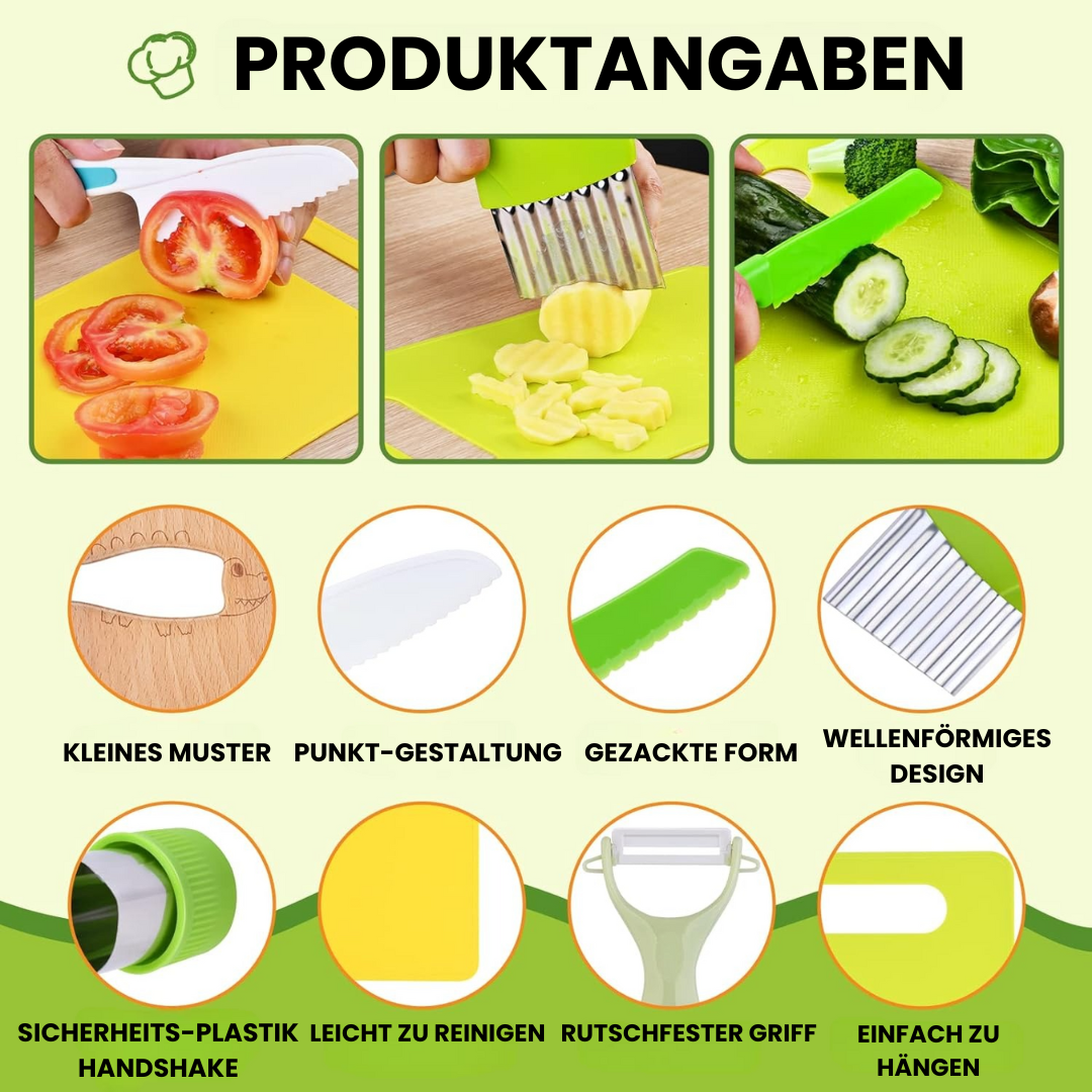 Kindersicheres Küchenset nach Montessori - Sicheres Kochen für Kinder
