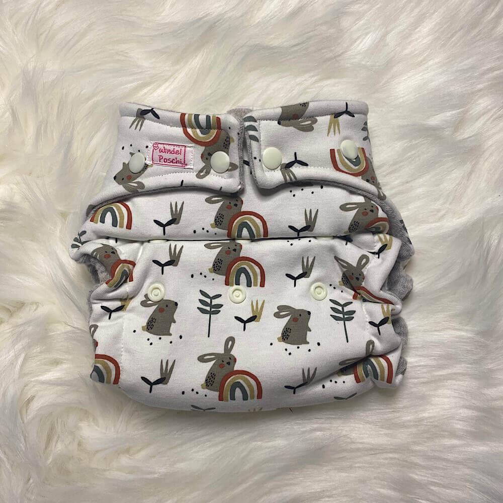 Windelposchi Wollüberhose Onesize Häschen - Windelposchi