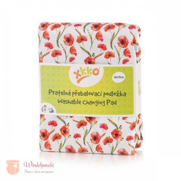XKKO Wickelunterlage Red Poppies - Windelposchi