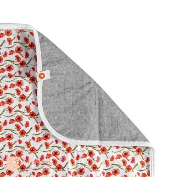 XKKO Wickelunterlage Red Poppies - Windelposchi