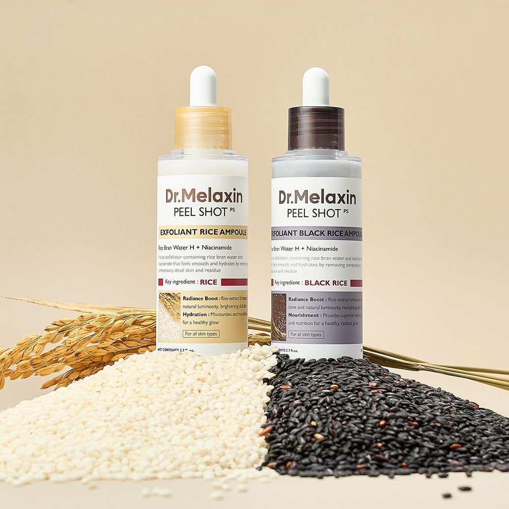 Dr. Melaxin PeelShot Rice Linie – Strahlende, glatte Haut mit innovativer Reis-Peeling-Technologie