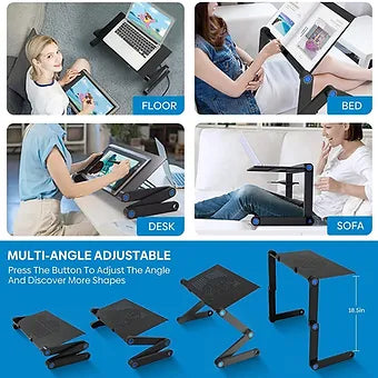 | Verstellbarer Laptop-Ständer mit Mauspad