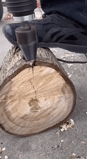 | Holzspalter Bohrer