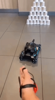 | Gesture and Remote Control Tank Vehicle Toy