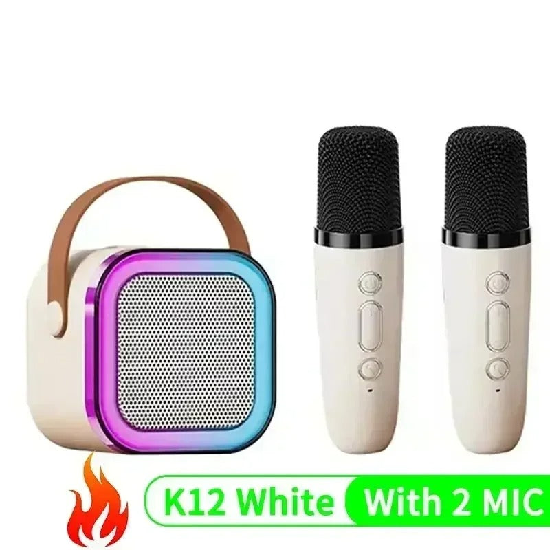 | Tragbare Karaoke-Maschine mit 2 Mikrofonen
