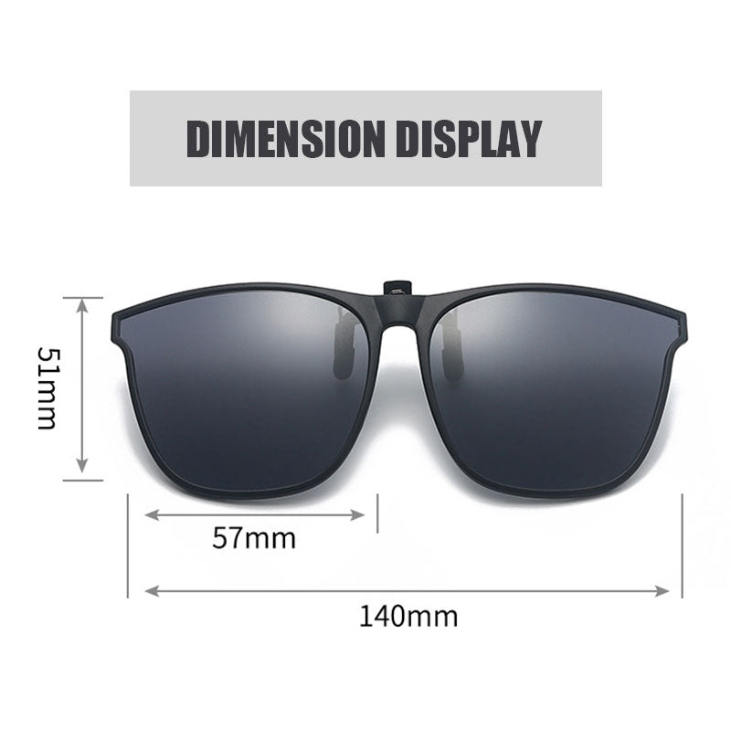 | Neue polarisierte Clip-on-Klappsonnenbrille