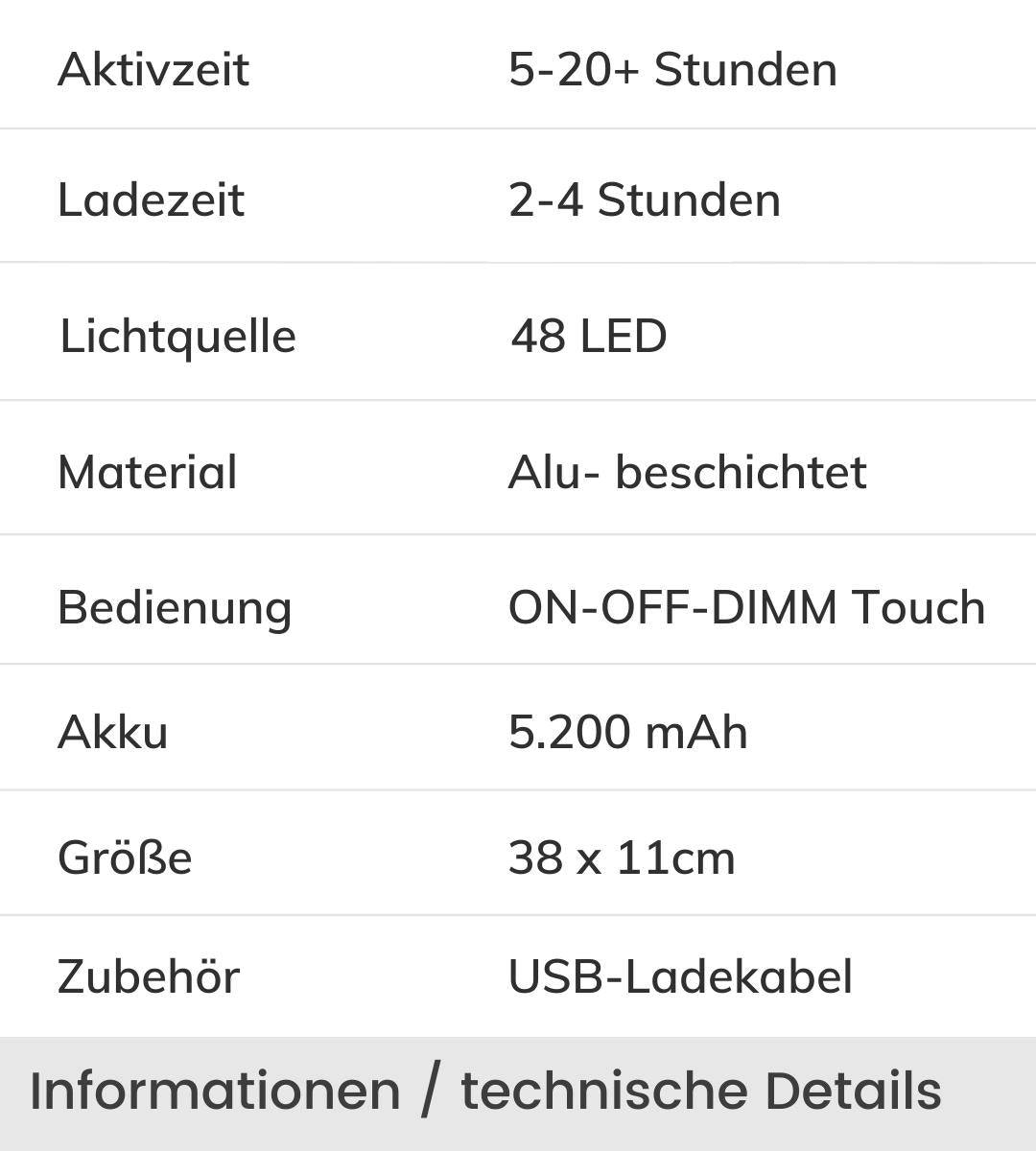 - kabellose Lampe Set Angebot