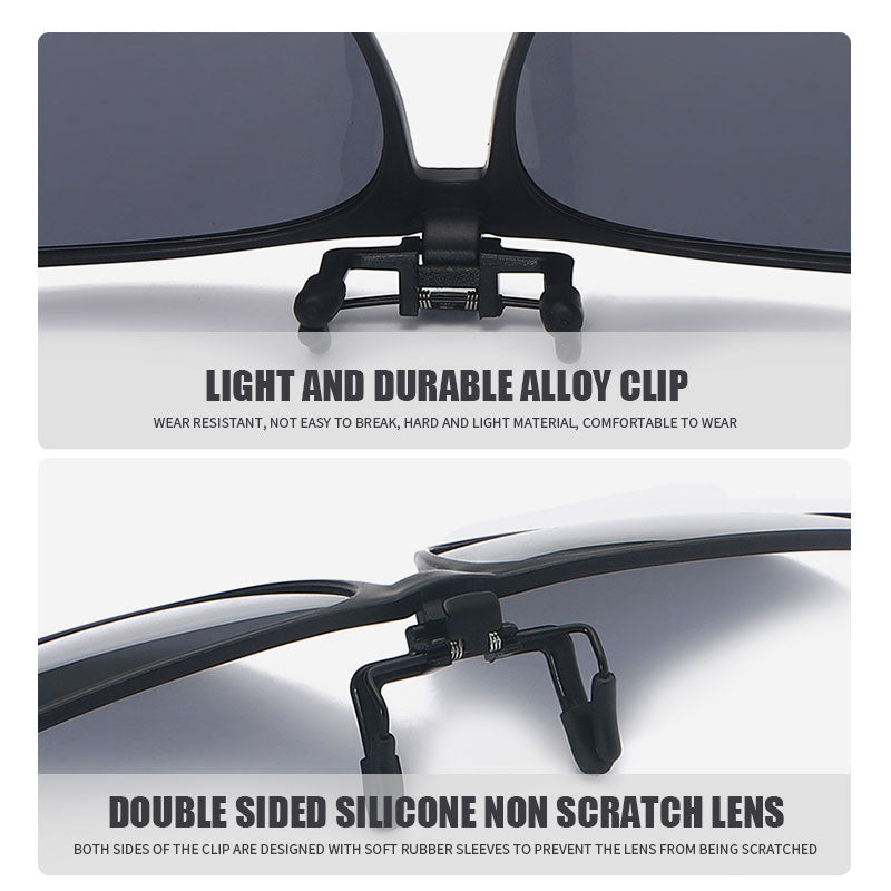| Neue polarisierte Clip-on-Klappsonnenbrille