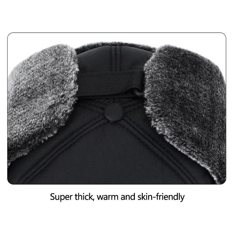 | Super Warmer Winddichter Hut Mit Ohrklappenmaske
