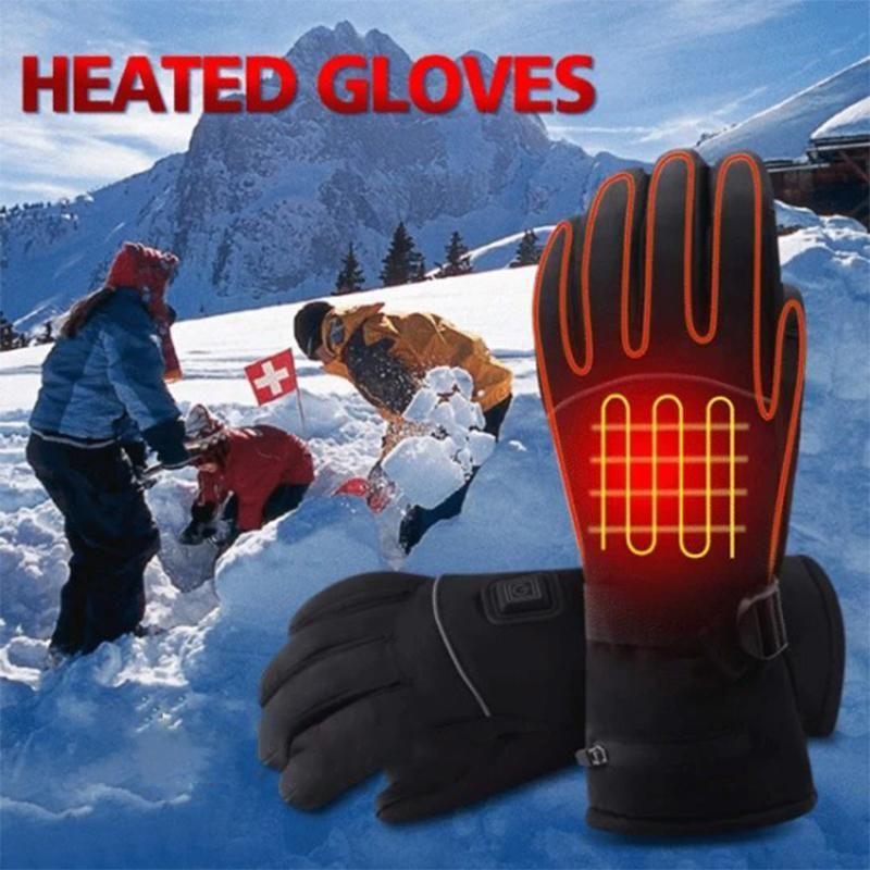 | Elektrische Batterie Heizhandschuhe Einstellbare Temperatur für Männer/Frauen