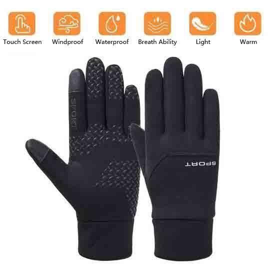 | Outdoor rutschfeste wasserdichte Sporthandschuhe