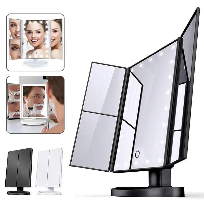 | Beleuchteter Schminkspiegel, 24LED