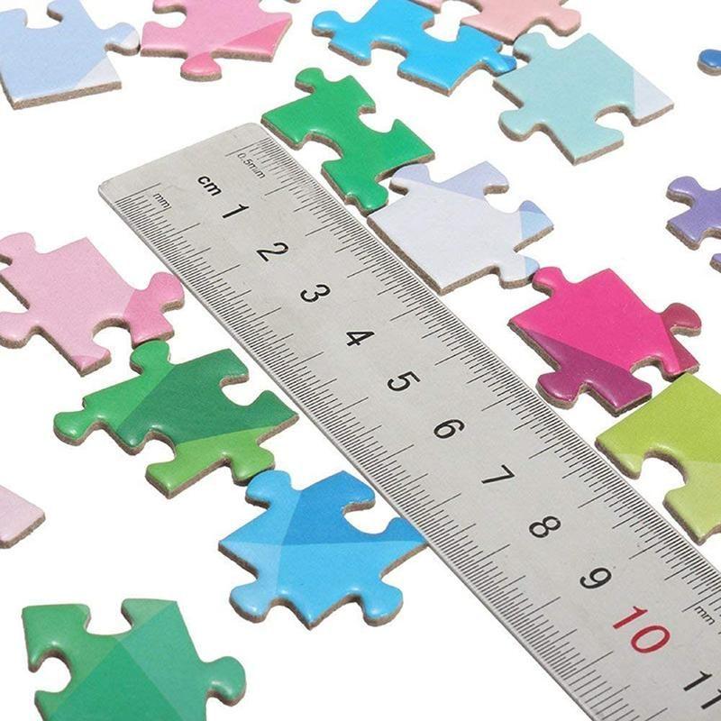 | Gradient Farbige Regenbogen Runde Puzzles