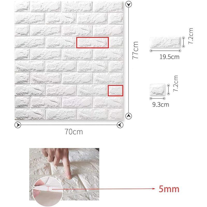 | 3D Wandpaneele Peel and Stick Tapete