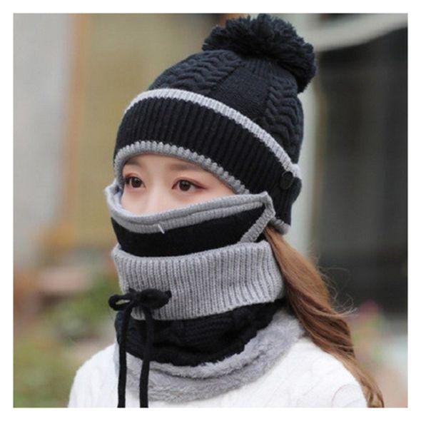 | 3PCS Damen Winter Schal Set