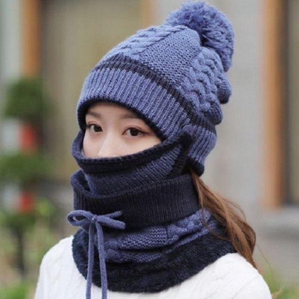 | 3PCS Damen Winter Schal Set