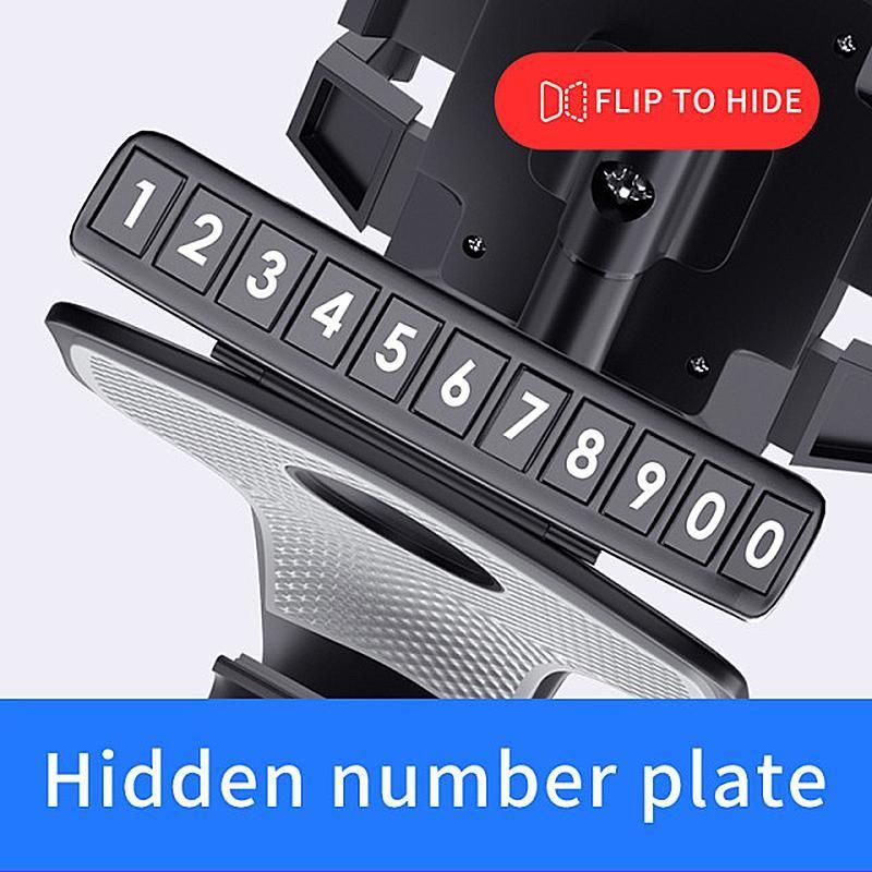 | Autoarmaturenbrett Telefonhalter mit Nummernschild